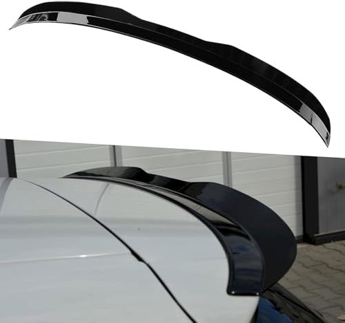 FCNNYBF Auto Heckspoiler für Nissan Micra (K12) 2003 2004 2005 2006 2007 2008 2009 2010, Auto Kofferraum Spoiler Heckflügel Lippe Spoiler Kofferraumspoiler Dachspoiler Zubehör,Black