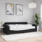 Xichuzi Tagesbett mit Matratze Schwarz 100x200 cm Samt, Schlafsofa, Daybed, Bettsofa, Sofa Bed, Sofabett, Schlafcouch, Jugendbett, Bettgestell, Bettcouch - 3196916
