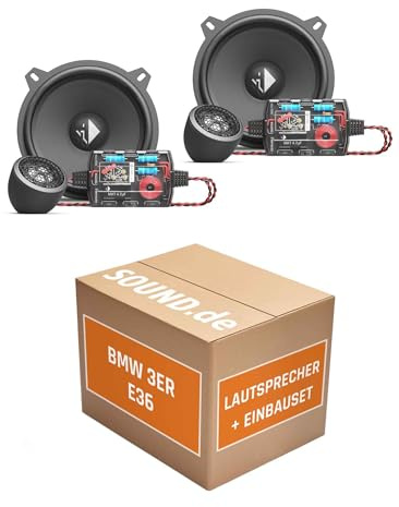 JUST SOUND best choice for caraudio Lautsprecher Boxen Einbaupaket für Helix Ci3 K1302-S3 kompatibel mit BMW 3er E36, Coupe vorne | 2X Tief-Mitteltöner 2X Hochtöner