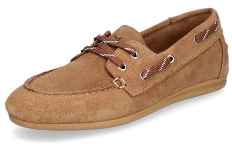 Mids Melva Damen Loafer im Mokassin-Stil – Velourleder, Lederinnensohle, Flexible Gummisohle – Made in Portugal