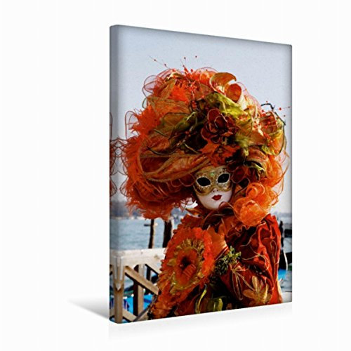 Premium Textil-Leinwand 30 x 45 cm Hoch-Format Karneval in Venedig - Phantasievolle Masken | Wandbild, HD-Bild auf Keilrahmen, Fertigbild auf hochwertigem Vlies, Leinwanddruck von Erika Utz