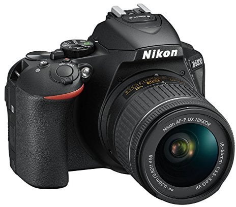 Nikon VBA500K001 D5600 AF-P DX NIKKOR 18-55 mm f/3.5-5.6G VR, Fotocamera Reflex Digitale, 24.2 Megapixel, LCD 3, Bluetooth, SD 8GB 300x Premium Lexar, Nero [Nital Card: 4 Anni di Garanzia]