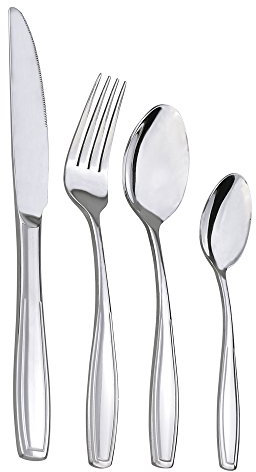 Annkky Servizio Posate Acciaio Inox 48-Piece, Set Posate 12 Persone