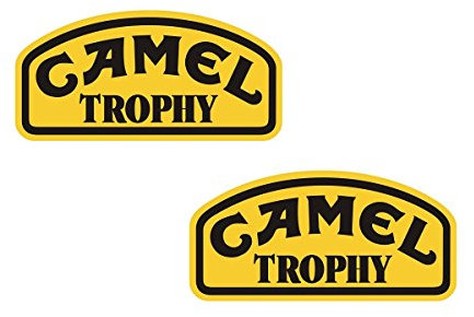 24/7stickers #264 / 2X Camel Trophy Aufkleber XXL je ca. 19x9cm Offroad SUV Geländewagen Lada