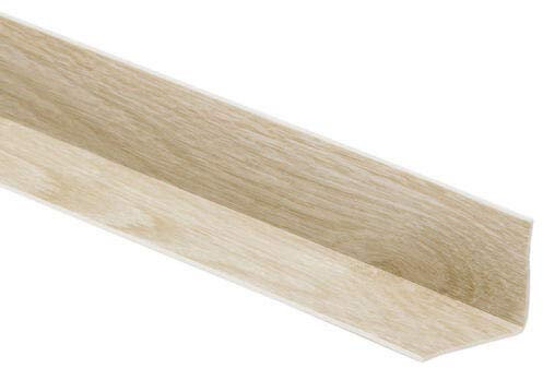 PVC Flexible Skirting Board - SELF-ADHESIVE - 28x22 mm 5 and 15 M Oak Beech Transition Profile Wall Caulk Strip TMW Profiles (15M, Light Oak)