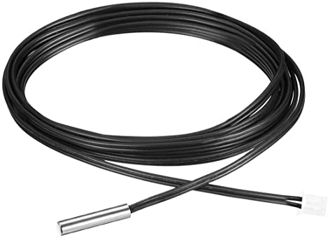 sourcing map 5K NTC Thermistorsonde 78,7 Zoll Edelstahl Temperatursensor | empfindlicher