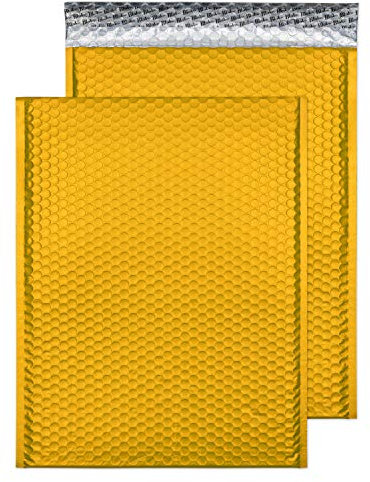 Blake Purely Packaging MTEY450 Farbige Luftpolstertaschen Matt Haftklebung Ei Gelb C3 450 x 324 mm | 50 Stück