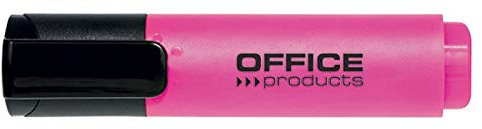 OFFICE PRODUCTS Textmarker 10er Pack - Rosa /Highlighter Textliner Die Ungiftige Tinte, Keilspitze Leuchtfarben Hohe Qualität/Strichstärke 2-5mm