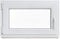 Kellerfenster - Kunststoff - Fenster - weiß - BxH: 90 x 40 cm - DIN links - 3-fach-Verglasung - Lagerware