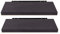 EUGAD Wandregal, Regal Wand 2er Set für Wohnzimmer/Büro, Hängeregal mit Bilderrahmen für Schlafzimmer Decor, 100cm Regalbrett Schmall,Schwarz Holzdeko