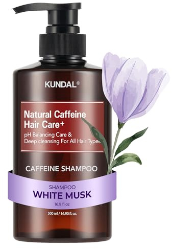 Brand: Kundal KUNDAL CAFFEINE ANTI-HAIR LOSS SHAMPOO Scalp Care Deep Cleansing(White Musk)17fl oz