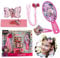 18pcs Minnie Mouse Disney Character Hair Accessories Set for Kids Multicolour Headwear Styling Tools, Head Ornaments Set for Birthday Gift 3+ Y