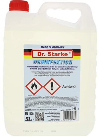Dr. Starke Flächendesinfektionsmittel Desinfektionsmittel 5 Liter Desinfektion Schnelldesinfektion