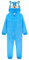 Sonic The Hedgehog Pigiama Intero Bambino, Pigiamone di Pile con Cappuccio 4-14 Anni, Idea Regalo Gamer (13-14 Anni, Blu)