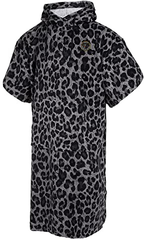 Mystic 2022 Velour Poncho/Change Robe 210134 - Black