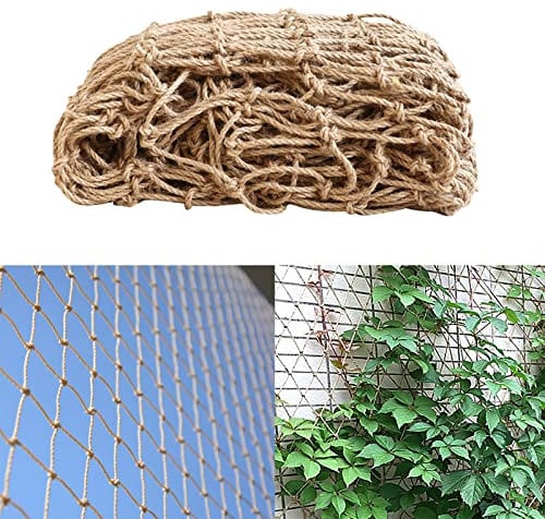 Ranknetz Pflanzennetz mit großer Maschenweite Gartennetz für ertragreiche Ernte von Gurken Tomaten Rankhilfen rankgitter für Kletterpflanzen Rankhilfe Netz für Garten Gewächshaus Erbsen Bohnennetz