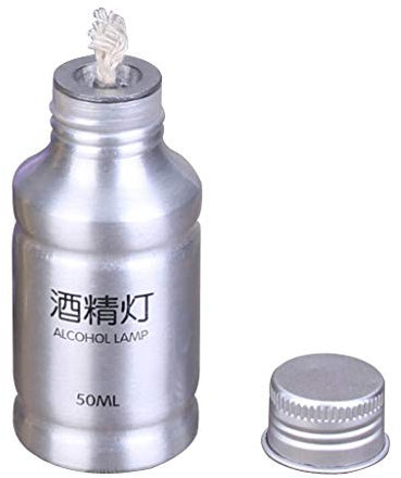 VERBENA Tragbare Mini 50 ml Aluminiumlegierung Alkoholbrenner Lampe Chemie Laborausrüstung