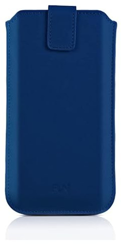 PETER JÄCKEL Fun Sleeve Uni Größe 6.9 Soft Touch Maritim Blue, z.B. für Samsung S20/ S21 Ultra/iPhone 13 Pro Max Innenmaße: ca. 167 x 79 x 9 mm