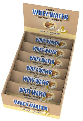 Weider Whey-Wafer, Vanilla Yoghurt - 12 x 35g