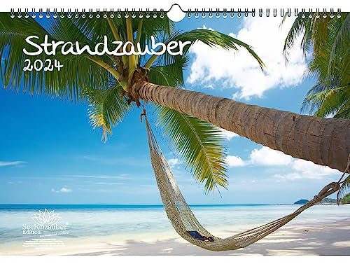 Strandzauber DIN A3 Kalender für 2024 Urlaub Strand und Strände - Seelenzauber