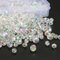 720 Piezas Perlas de Cristal de Bohemia, 6mm, 8 mm Cuentas de Vidrio Facetado, Cuentas Checas de Cristal, Cuentas de Vidrio de Cristales Transparente para Pendientes, Fabricación de Joyas de Pulsera