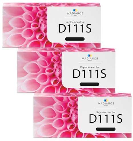 MADIANCE D111S SU810A Tonerkartusche, kompatibel mit Samsung D111S Samsung Xpress M2070W Toner M2070 M2026W M2026 M2070FW M2020 M2022W M2022 M2020W M2070F (Schwarz, 3 Stück)