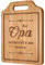 Giftasy Opa Geschenk - Graviertes Bambus Schneidebrett, Opa Geschenk Geburtstag, Geburtstagsgeschenk, Vatertagsgeschenk Vatertag