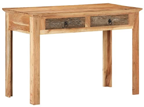 CKioict Schreibtisch kinderschreibtisch Computertisch aus Holz Gaming Tisch Geeignet für Büros, Wohnungen, leerstehende Räume 110x50x75 cm Recyceltes Massivholz