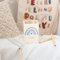 wunderwunsch® - Personalisierter Stiftehalter Kinder aus Holz - Kreativer und praktischer Schreibtisch-Organizer Kinder mit Namen - Perfektes Einschulung Geschenk und Geburtstag (blau)