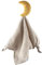 Sterntaler Doudou Luna pour bébé avec Visage brodé, Doudou en Mousseline avec détails noués, pour garçons et Filles, Beige