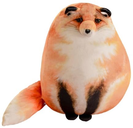 MagiDeal Plüschpuppe Stofftier Figur Deko Geburtstagsgeschenke Kissen Kissen für Wohnzimmer Arbeitszimmer Partybevorzugung Kinder Jungen Mädchen, Fuchs