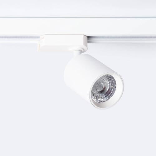 LEDKIA LIGHTING 1-Phasenstromschiene LED-Strahler 10W Dimmbar Mallet Weiß 3000K Warmweiß