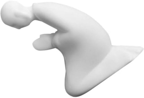 Cabilock Statua Di Buddha in Ceramica Bianca Piccola, Ornamento Da Tavolo a Forma Di in Preghiera, Mini Decorazione Artigianale Per Casa, Sala Da Tè e Regalo Significativo