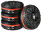 Adiwo Lot de 4 Housses de pneus, 19-23 Sacs à pneus de Voiture, Imperméable Anti-poussière Housses de Protection de Roue de Voiture avec Poignée et Sac de Rangement(L, Localisable)
