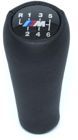 Easy Link Schaltknauf Schalthebel 6 Gang Schwarz Kompatibel mit BMW M 1er 3er 5er 6er 7er Serie X3 X4 X5 Z4 Z5 Z8 E90 E91 E92 E93 E30 E36 E46 F30 E81 E82 E87 E88 F20 E60 E61 E28 E34 E39