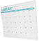 VILLFUL Magnetic Planning Calendar for Fridge Tear Off Monthly Calendar Easy to Install Versatile Home Office Use present for Family Friends