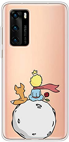 Nodigao Kompatibel für ZTE Blade A56 Hülle Silikon Klar Transparent Durchsichtig Ultra Dünn Tier Muster Motiv Lustig Design Hüllen Handyhülle Tasche Case - Planet