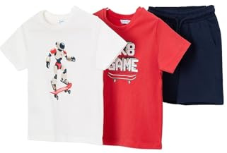 Mayoral Set Bermudas und T-Shirt für Jungen Tomate 7 Jahre (122cm)
