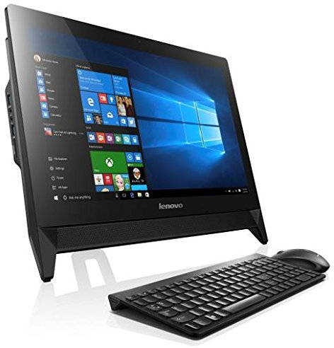 Lenovo Computer fisso all-in-one C20-05, 20, Full HD, nero (AMD E2, 4 GB di RAM, HDD 1 TB, Radeon E2, Windows 10)