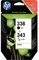 HP® Inkjet-Druckpatronen schwarz, cyan, magenta, yellow, 1x450, 1x260 Seiten, SD449EE, Menge: 2 Stück (Neuware)
