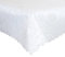 Damast Tischdecke 130x220cm Tischtuch Tischwäsche Tafeltuch Jacquard Oval Silver (Weiß)