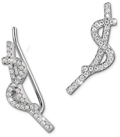 SilberDream Ear Cuff Wave Ohrring Ohrklemme 925 Sterling Silber Damen-Schmuck GSO451W