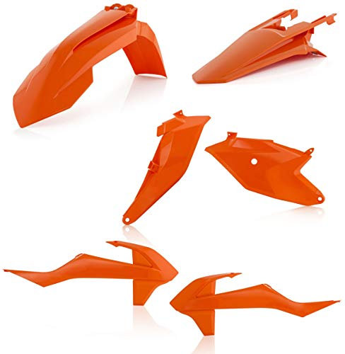ACERBIS 0022932.011.016 KIT CARENE PLASTICHE COMPATIBLE MIT KTM SX 85 2018 ARANCIO 2 16