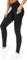 The Gym People Dicke Yogahose mit hoher Taille mit Taschen, Bauchkontrolle, Workout, Laufen, Yoga, Leggings für Damen, Schwarz, M