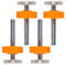 COSORO Stair Gate Spares Wall Fixings-4 Pack M10 Pressure Baby Gates Threaded Spindle Rods Walk Thru Gates Accessory Screw Bolts for Baby and Pet Safety Gates, Pressure Mounted Gates Replacement Set
