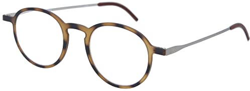 I Need You 5 MM, G10600, Ultraflache TR90 Lesebrille, Lederetui, Havanna, +3 Dioptrien