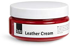 Lutz Crème pour cuir, Crème rajeunissante pour cuir, restaurer des chaussures en cuir, sacs, vestes, fabriqué en Europe (112 - Rouge)
