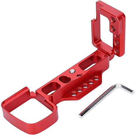 Maranon Camera L Bracket, Red Matte Camera Quick Release L Bracket Plate Hand Grip Holder for A6000 ILCE-6000