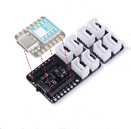 seeed studio Grove Shield für Seeeduino XIAO - mit integriertem Akku-Management-Chip und 2 Grove I2C, 1 UART Steckverbindern