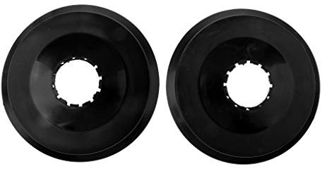 Protector de radios de bicicleta negra para rueda trasera de bicicleta